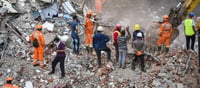 Has NDRF Team rescued all building collapse in Maharashtra?